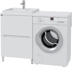 СанТа Раковина мебельная Юпитер 120x50 L – фотография-2